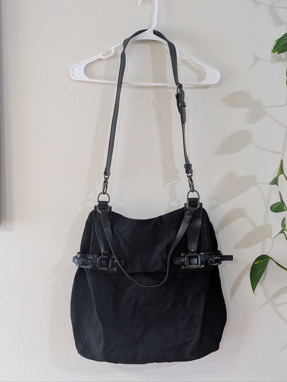 Teo+Ng Leather & Canvas Smotis Bag